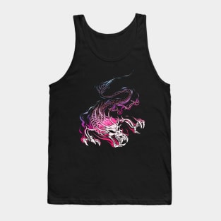 Chinese Skull Dragon Tank Top